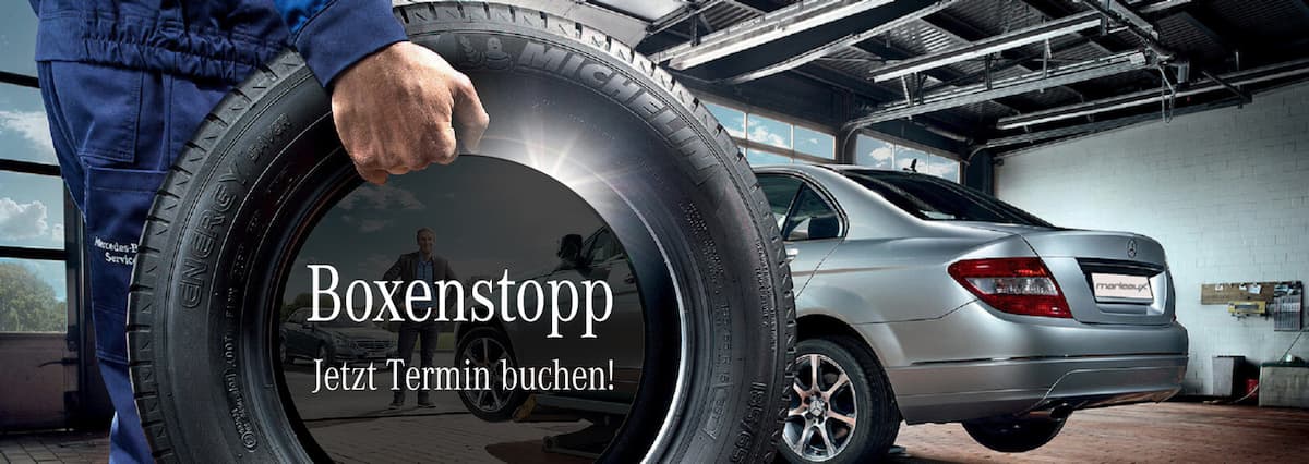 Herbst Boxenstopp Reifenwechsel Mercedes-Benz Autohaus Marleaux Langenfeld